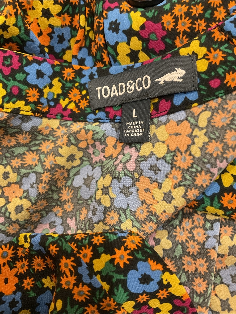 Toad&Co Sunkissed Liv Romper Floral Print UPF 50 Quick Dry Size L - Picture 8 of 9